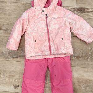 Columbia Pink Snowsuit Set